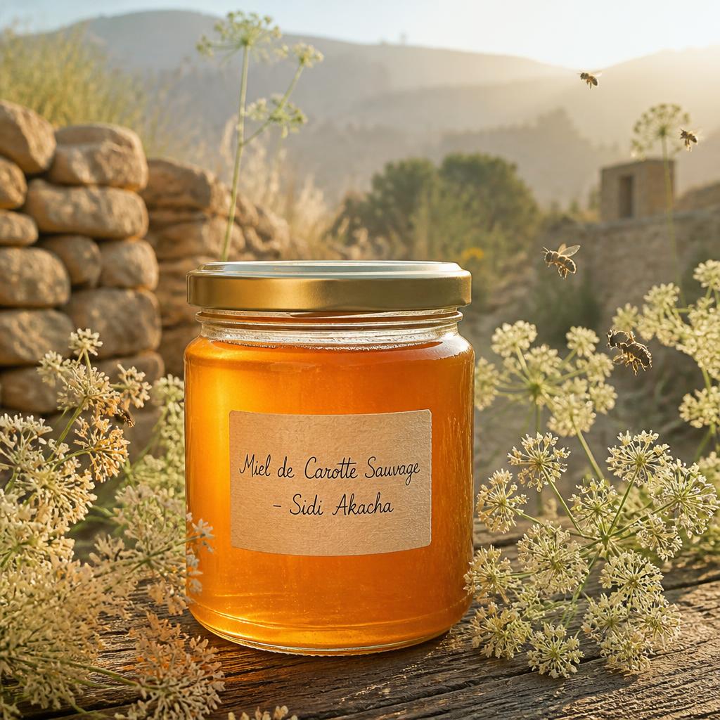 Miel de carotte sauvage de Sidi Akacha